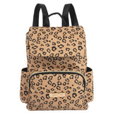 Jessica Simpson Mini Drawstring Backpack with Magnetic Buckle Flap Top for Women for Work, Classes, Commuting, and Travel