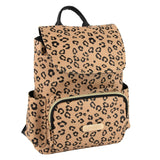 Jessica Simpson Mini Drawstring Backpack with Magnetic Buckle Flap Top for Women for Work, Classes, Commuting, and Travel