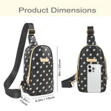 Jessica Simpson One Strap Mini Crossbody Sling Bag Backpack for Women, Waterproof, with Adjustable Strap (Baby's Breath)