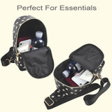 Jessica Simpson One Strap Mini Crossbody Sling Bag Backpack for Women, Waterproof, with Adjustable Strap (Baby's Breath)