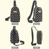 Jessica Simpson One Strap Mini Crossbody Sling Bag Backpack for Women, Waterproof, with Adjustable Strap (Baby's Breath)
