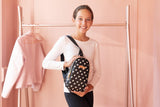 Jessica Simpson One Strap Mini Crossbody Sling Bag Backpack for Women, Waterproof, with Adjustable Strap (Baby's Breath)