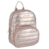 Jessica Simpson Quilted Puffer Mini Backpack Purse for Women, Teens, Travel, Work with Adjustable Straps