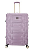 Jessica Simpson Taffeta 28"Expandable 8 - Wheel Spinner Large Checked Luggage Suitcase, Dusty Orchid