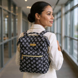 Jessica Simpson Top Open Zip Mini Travel Buckle Backpack Purse for Women for College, Work, Travel