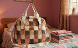 Jessica Simpson Travel Tote Duffle Bag for Women, Carry On Waterproof Weekender Overnight Duffel Bag with Pockets (Poptart Checkerboard)