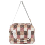 Jessica Simpson Travel Tote Duffle Bag for Women, Carry On Waterproof Weekender Overnight Duffel Bag with Pockets (Poptart Checkerboard)