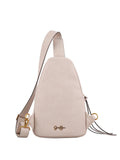 Jessica Simpson Walton Sling Crossbody Bag, Stylish Purse with Adjustable Strap & Pockets, Sandstone