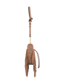 Jessica Simpson Women's Calypso Drawstring Crossbody Bag, Stylish Purse with Adjustable Chain Strap