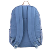 Jessica Simpson Women’s Designer Laptop Backpack with Side Pockets, Padded Straps | Classic Modern Backpack for Women (Bold Blue Flowers), Large