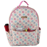 Jessica Simpson Women’s Waterproof Laptop Travel Backpack with Side Water Bottle Pockets for College, Travel, Work | Vegan Leather Women's Backpack (Floral Frenzy)