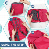 Jexine 10 Pcs Backpacks in Bulk 16.5 Inches Back Pack Basic Backpack for Adult Lightweight Outdoor Travel Book Bags(Multicolor)