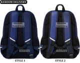 JIANYA Kids Backpack for School Boys, Basketball Themed Backpack with Lunch Box Elementary Kids School Bag Travel Back Pack for Boy, Blue