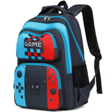 JIANYA Kids Backpack for School Boys Gamer School Bag for Elementary Kids Children 3pcs Boys Backpack with Lunch Box & Pencil Case