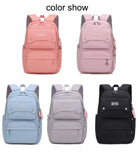 JiaYou Teen Girls Casual Backpack High Middle School Daypack Women Daily Travel Laptop Bag (1 Black, 26 Liters)