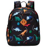 JinBeryl Toddler Backpack for Boys or Girls, Little Kids Backpack for Preschool or Kindergarten (Dinosaur Black, Mini)