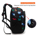 JinBeryl Toddler Backpack for Boys or Girls, Little Kids Backpack for Preschool or Kindergarten (Dinosaur Black, Mini)