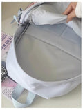 jingyuKJ Kawaii ita Backpack - Cute Backpack Coquette Aesthetic Back Pack Y2K Daypack with Clear Pockets with Clear Pockets (Pink)