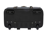 JKM & Company Executive Black Computer iPad, Laptop Tablet Rolling Tote Bag Briefcase Carryall Bag