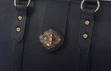 JKM & Company Executive Black Computer iPad, Laptop Tablet Rolling Tote Bag Briefcase Carryall Bag