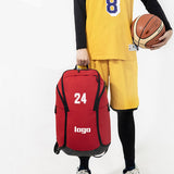 JMGnxt Custom Basketball Backpack for Mens,Personalized Sports Bag with Ball Compartment, Durable Waterproof Gym Backpack, Travel, and Outdoor Activities (Black)