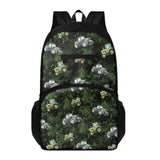 JOAIFO Green Jeep Print School Bag with Strap Kids Backpacks Travel Bag Fashion School Backpack Durable Lightweight Bookbag Backpacks for School