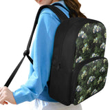 JOAIFO Green Jeep Print School Bag with Strap Kids Backpacks Travel Bag for Boys Cool Design School Backpack Spacious Bookbag 15 Inch