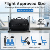 JODEBES Travel Backpack Carry On 50L, Laptop Backpack,Airline Approved Duffel TSA Luggage Bag for Men Women, Water - resistant Large Business Rucksack Daypack, Fits 17.3" Laptop, Black