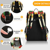 Joisal Kids Backpack Girls Student Large Back to School Bags Cute Christmas Bells Bows Beige Book Bag Elementary Boys Backpacks Cool Capacity 18L