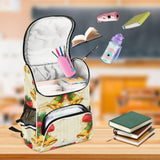 Joisal Kids Backpack Girls Student Large Back to School Bags Cute Christmas Bells Bows Beige Book Bag Elementary Boys Backpacks Cool Capacity 18L