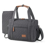 JOLLITO Diaper Bag Tote, Large Capacity Travel Diaper Bags With Portable Changing Pad, Hospital Bag For Labor Delivery, Baby Bag