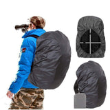 Joy Walker Backpack Rain Cover Waterproof Breathable Suitable for Hiking/Camping/Traveling (black, Small (for 15-25L backpack))