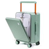 Joyway Hardshell Carry on Luggage Airline Approved with Front Pocket, Lightweight Hardside 20 Inch Suitcase with Spinner Wheels and TSA Lock (Green, Carry on Luggage - 20 In)