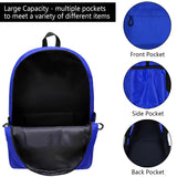 JR rutien Backpack Laptop Outdoor Sport Travel Walking Hiking Waterproof Backpack 17 Inch (Royal Blue)