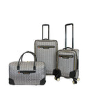 Juicy Couture Evelyn 3pc Softside Luggage Set - 21" carry - on, 29" check - in and 22" rolling duffel