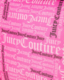 Juicy Couture Hot Pink Graffiti Makeup Bag Cosmetics Organizer Travel Essentials Weekender Logo