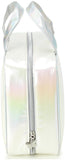 Juicy Couture Iridescent Makeup Bag Cosmetics Organizer Travel Essentials Weekender Iridescent