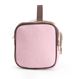 Juicy Couture Pink Makeup Bag Cosmetics Organizer Travel Essentials Duffel Velour Gold Terrier Dog Rhinestone Crown