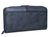 Julia Buxton Heiress Checkbook Wallet Navy