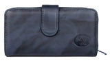 Julia Buxton Heiress Checkbook Wallet Navy