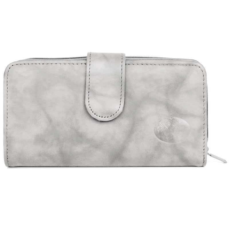 Julia Buxton Heiress Leather Checkbook Wallet