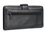 Julia Buxton Heiress Pik - Me - Up® Checkbook Keeper Black