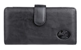 Julia Buxton Heiress Pik - Me - Up® Checkbook Keeper Black