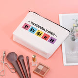JXGZSO Funny Persian Pride Cosmetic Bag Love Persian Makeup Pouch Persian New Year Happy Norouz Gift Persian Gift (essential element Bag)