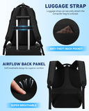 kadilong Laptop Backpack for Men, School Bookbag Gift for Teens Boys Student High School,College Computer Bag Business Anti Theft Sturdy Back Pack with USB Charger Fits 15.6 Inch Notebook, Black