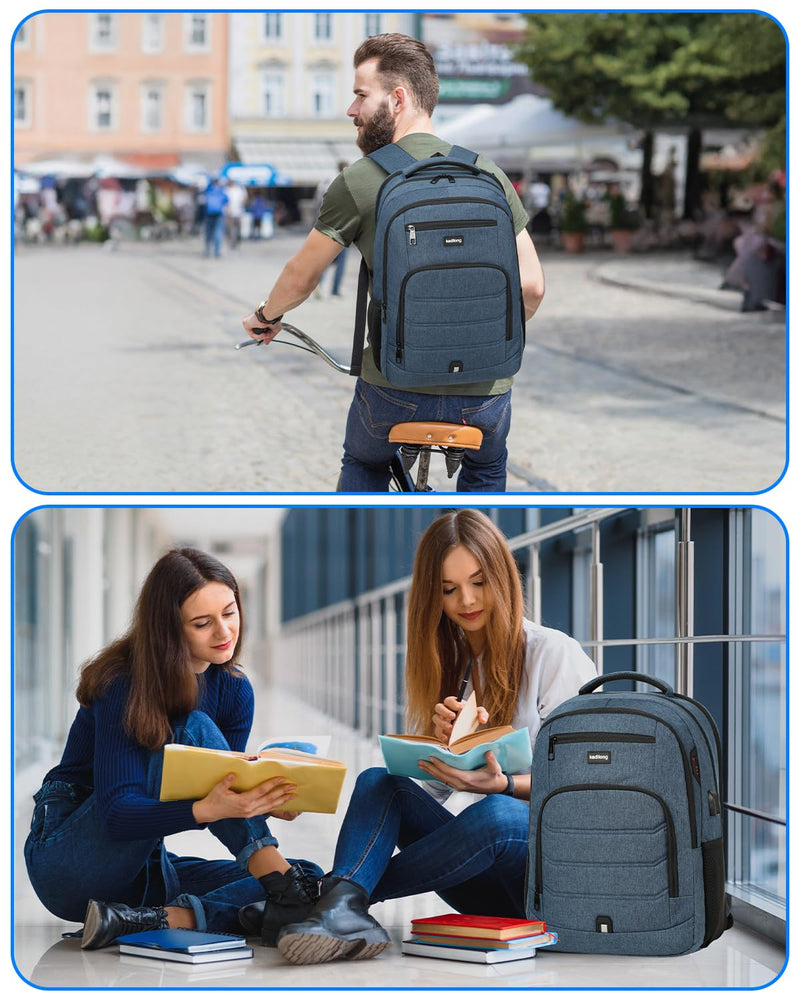 kadilong Laptop Backpack for Men,School Bookbag for Teens Boys with USB Port for College Business