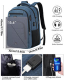 kadilong Laptop Backpack for Men,School Bookbag for Teens Boys with USB Port for College Business