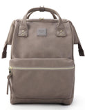 Kah&Kee Leather Backpack for Women and Men 15 - inch Laptop Bag | Teacher Professional, Diaper Bag Backpack, Ideal for Work, School, Nurse, College & Travel (Dark Gray, Medium)
