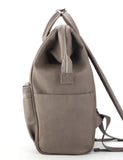 Kah&Kee Leather Backpack for Women and Men 15 - inch Laptop Bag | Teacher Professional, Diaper Bag Backpack, Ideal for Work, School, Nurse, College & Travel (Dark Gray, Medium)