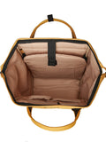Kah&Kee Polyester Travel Backpack Functional Anti - theft School Laptop for Women Men (Yellow, Medium)